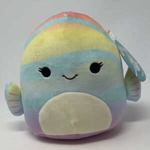 SQUISHMALLOW: ‘Canda’ the Fish Plush/Stuffed Animal. NEW with Tags